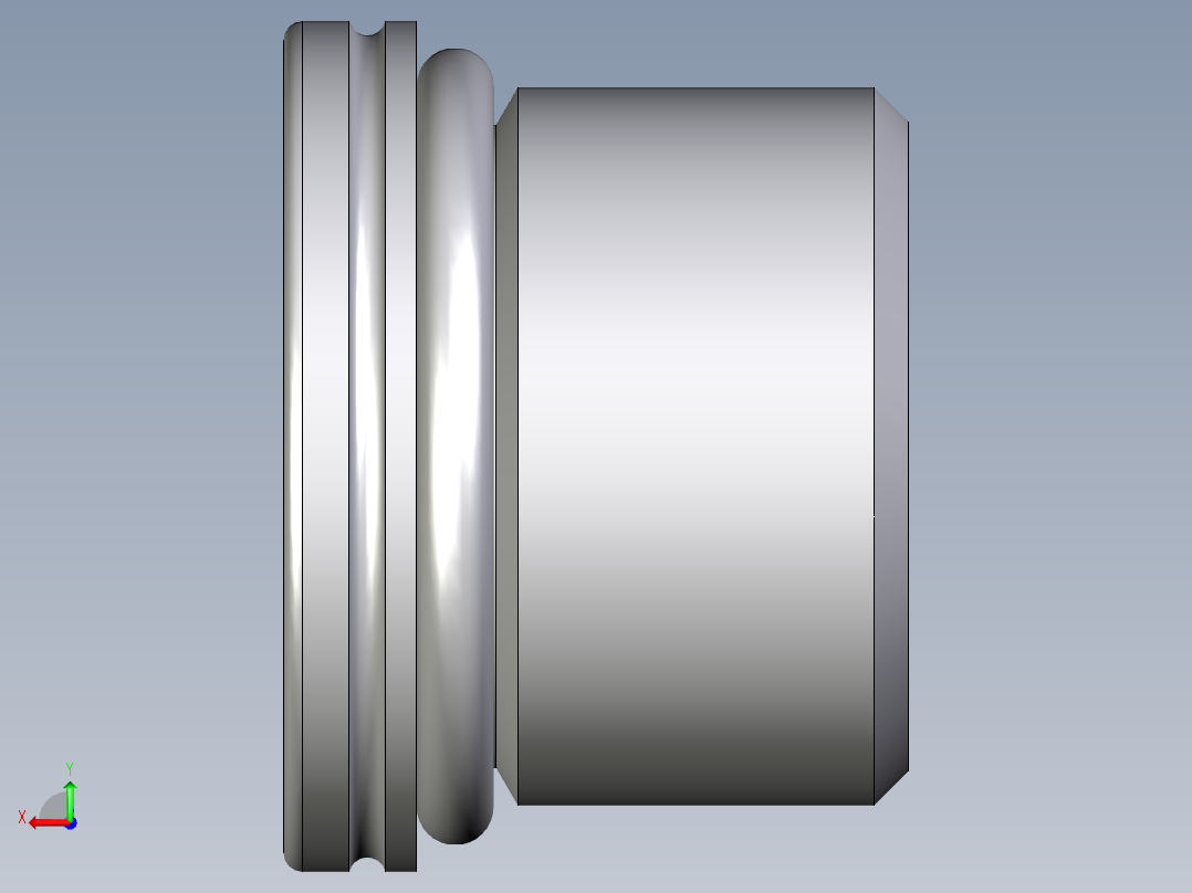 卡套式工业通用硬管接头EO_Blanking_plug_for_ports_VSTI27X2ORCF后视图