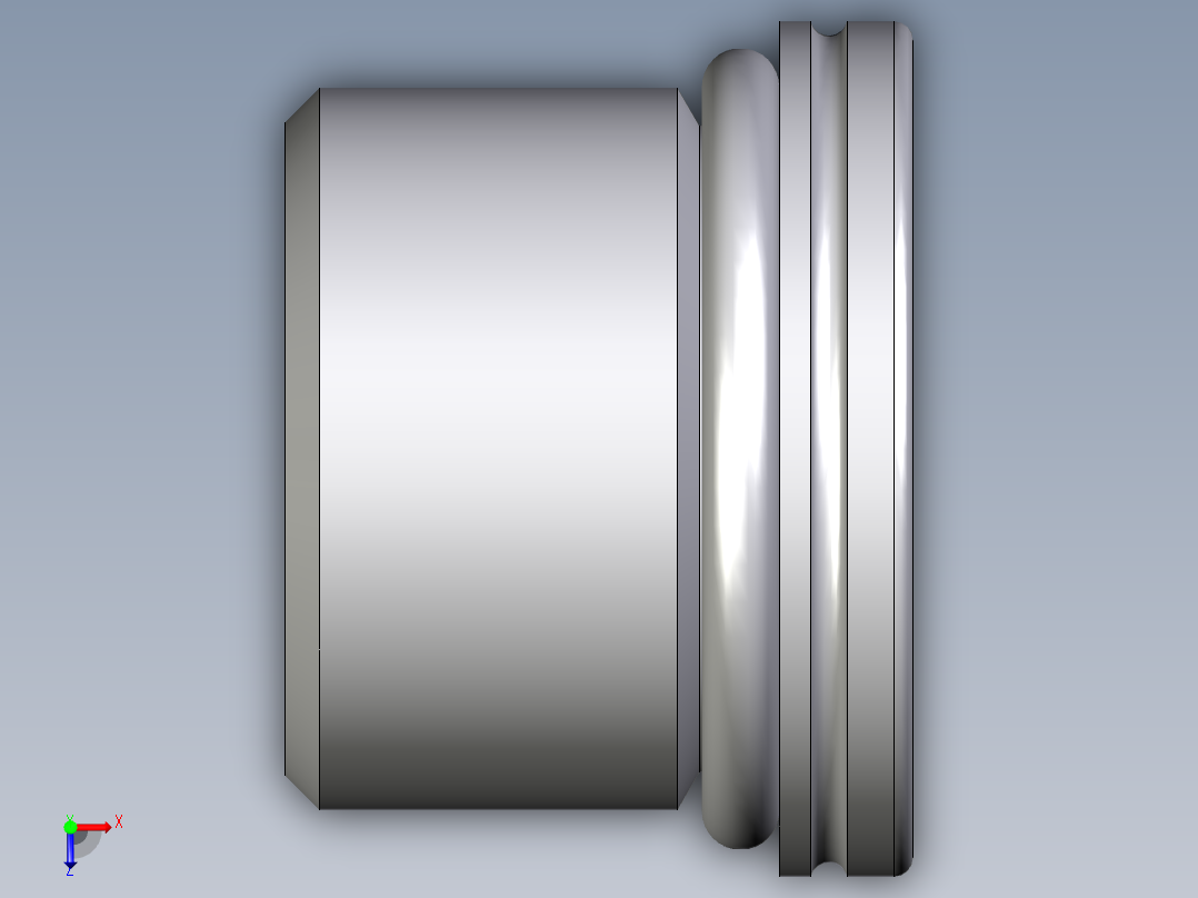 卡套式工业通用硬管接头EO_Blanking_plug_for_ports_VSTI27X2ORCF俯视图