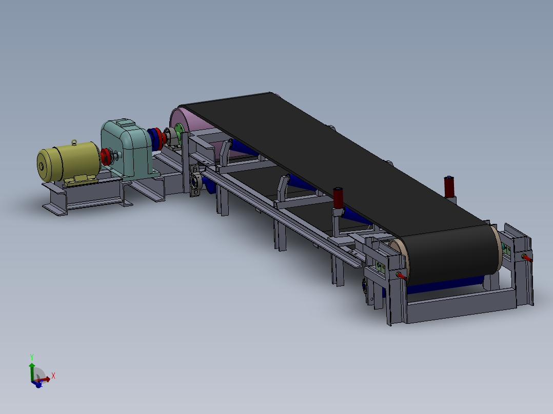 带式输送机设计含三维二维说明书-传动装置