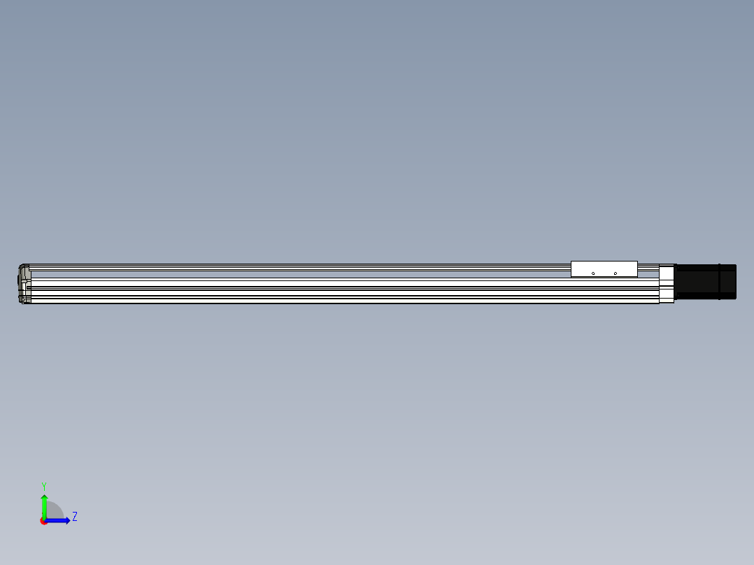 Toyo东佑达直线模组-ETH17-1200-BC-M75左视图