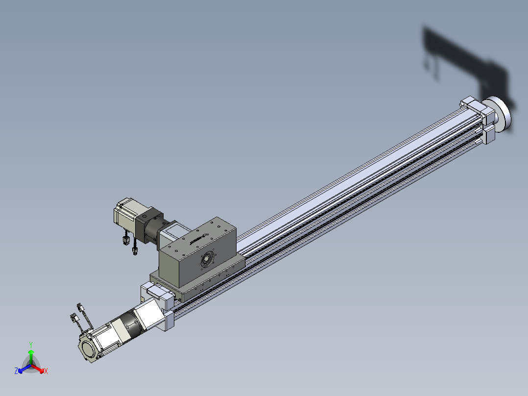 威洛博直线电机模组EB8ZR-L200-S1020-RZP75B5K-ZP755K-MS3