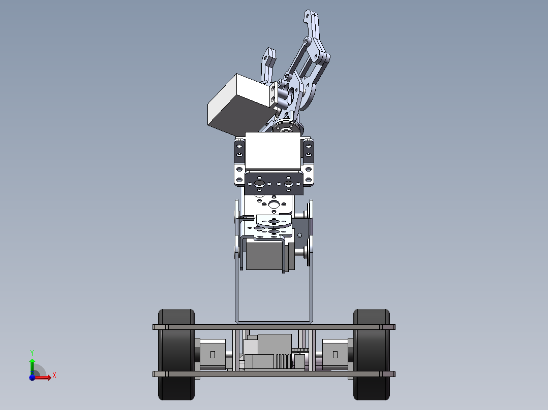 车载机械手SW三维图==670835==50前视图