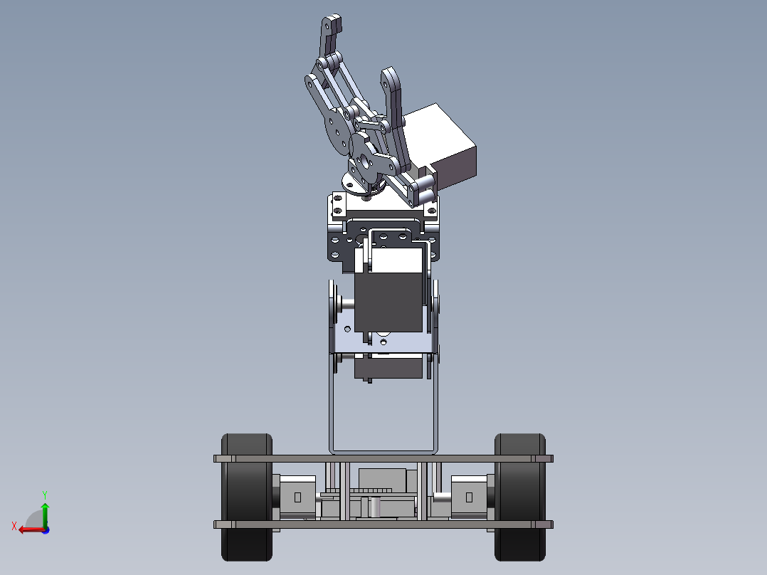 车载机械手SW三维图==670835==50后视图