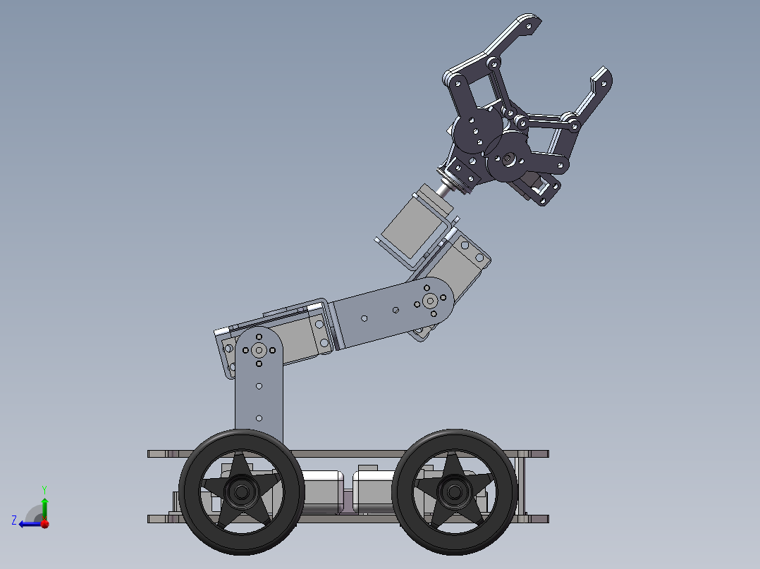 车载机械手SW三维图==670835==50右视图