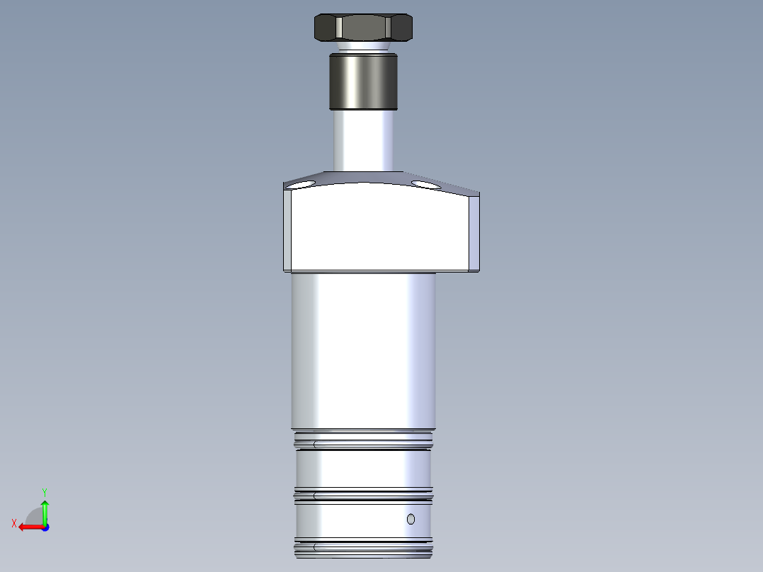 KOSMEKLHA0360-SRM_R01多系列多零件图纸模型后视图