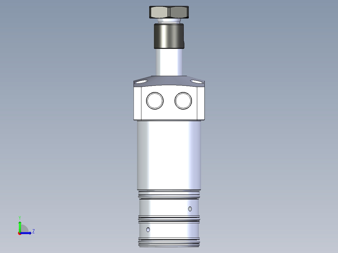 KOSMEKLHA0360-SRM_R01多系列多零件图纸模型左视图