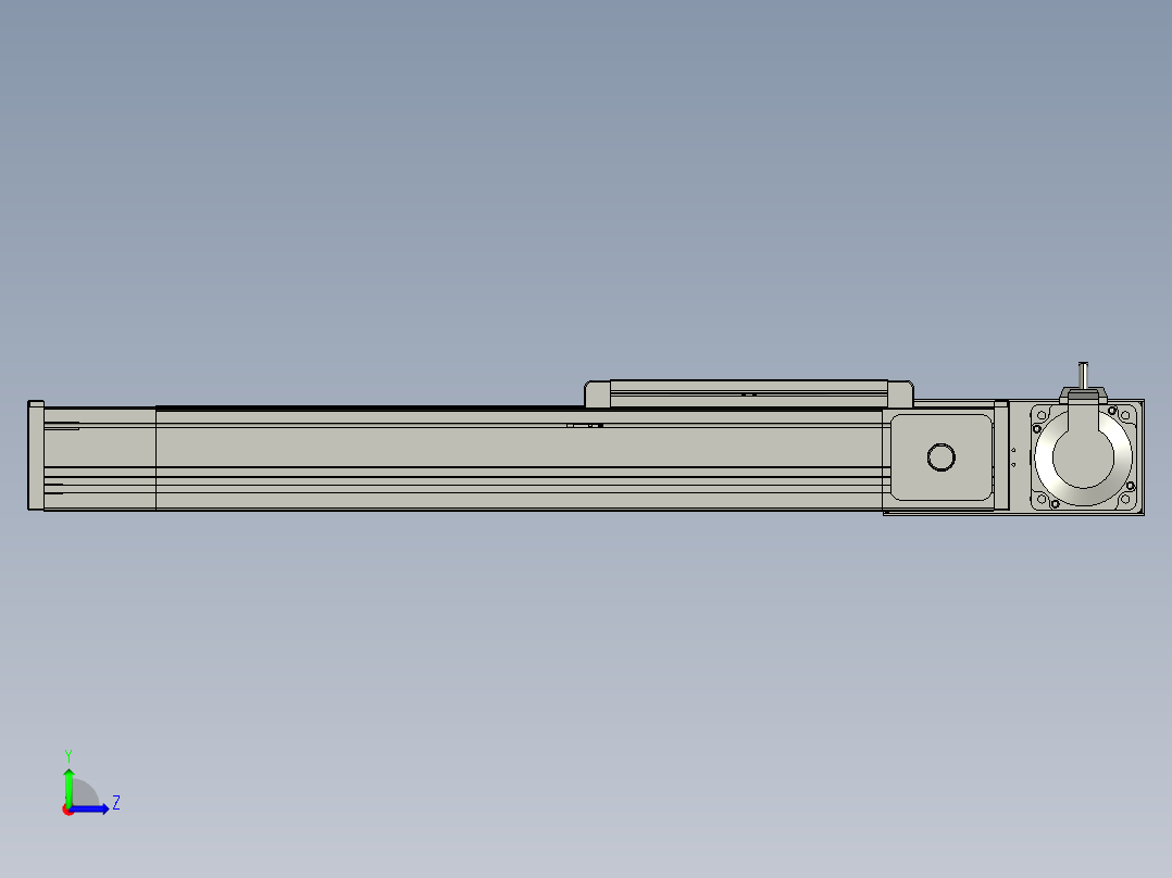 欧规系列-LB8-L75-S350-BL-ZP75-C3左视图