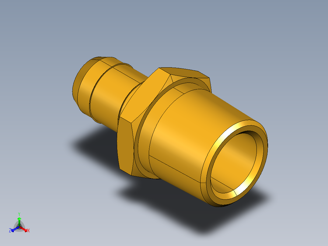 工业通用螺蚊管倒齿式工业硬管接头Male Connector 28-8-6