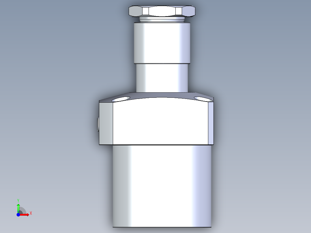 KOSMEKLHA1050-GL-Y60多系列多零件图纸模型前视图