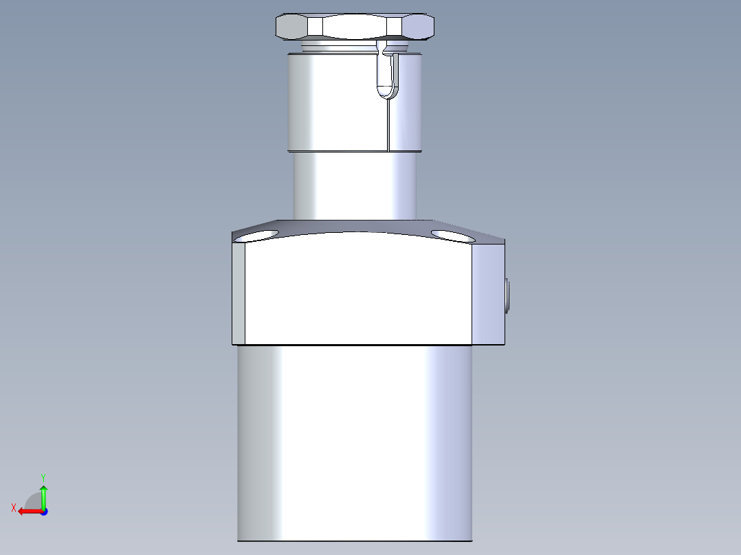 KOSMEKLHA1050-GL-Y60多系列多零件图纸模型后视图