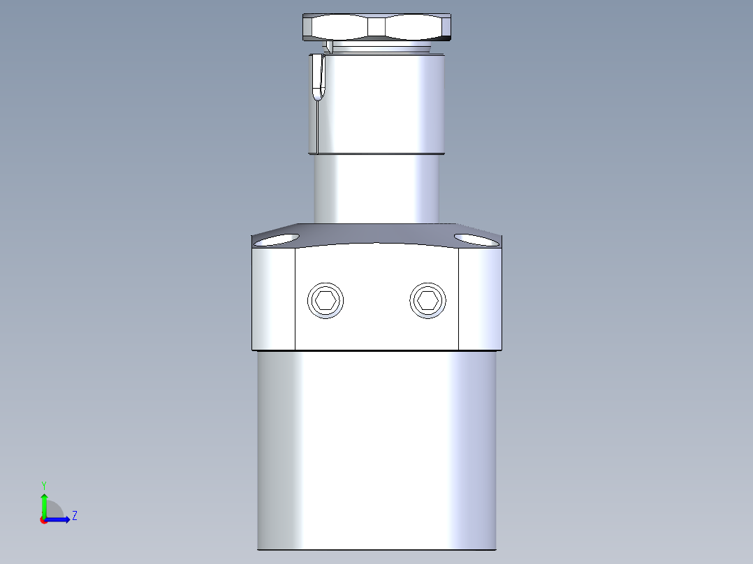 KOSMEKLHA1050-GL-Y60多系列多零件图纸模型左视图