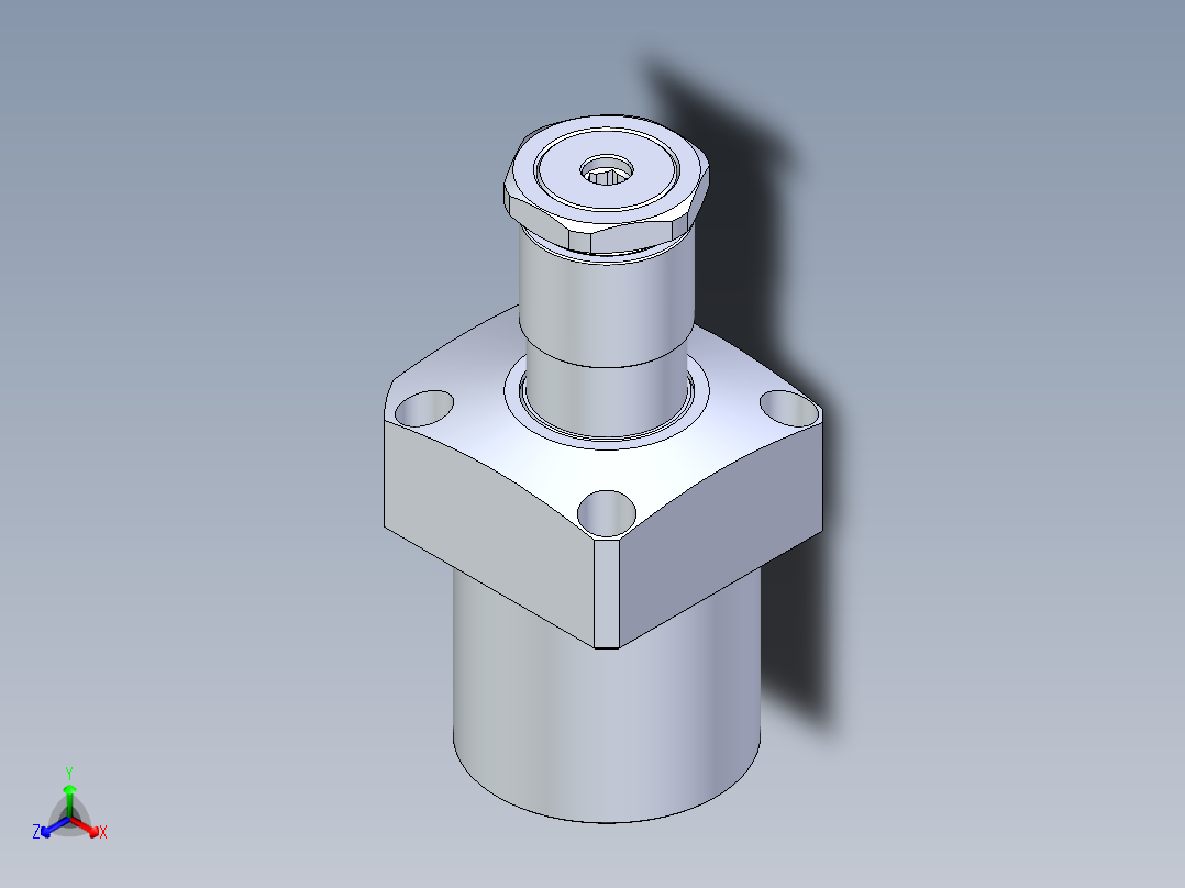 KOSMEKLHA1050-GL-Y60多系列多零件图纸模型正等轴测图