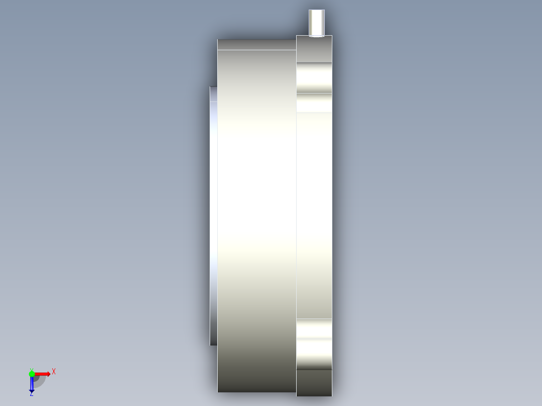 280-135直驱电机俯视图