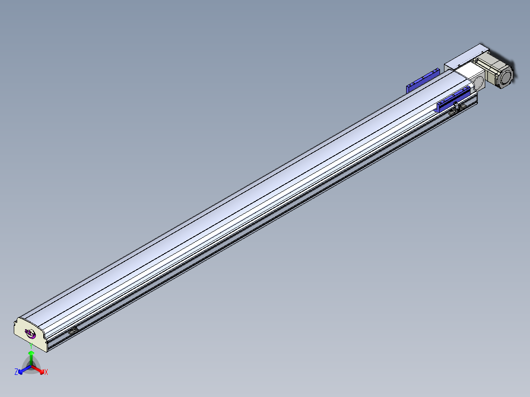 同步带滑台-半封闭B17H-L50-S1950-L-P75-D3