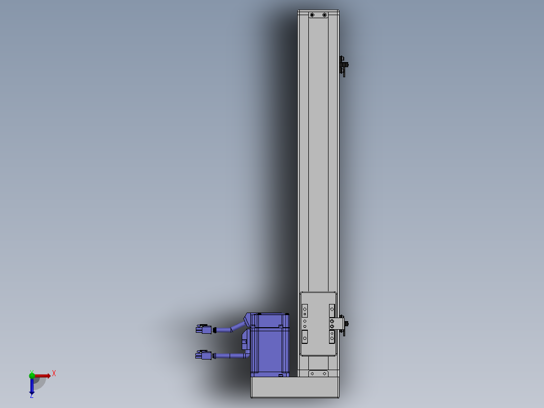 精密模组MY60-T10-400L-BR-P20B-C4-C俯视图