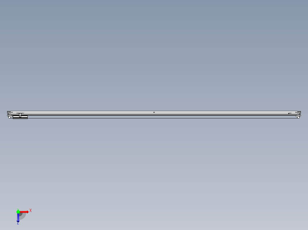 威洛博VL系列直线电机模组-VL14S2-S2900俯视图