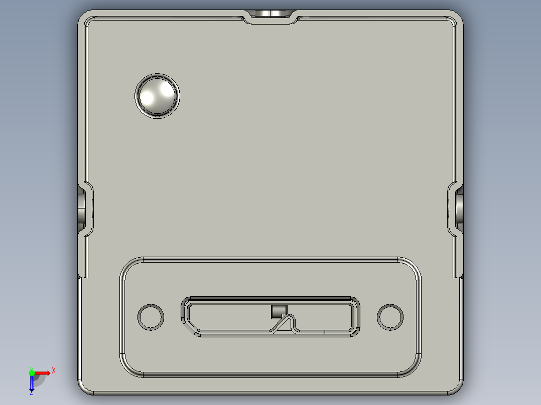 大恒相机镜头Daheng_MER-U3-L_3D_Drawing (1)多系列图纸俯视图