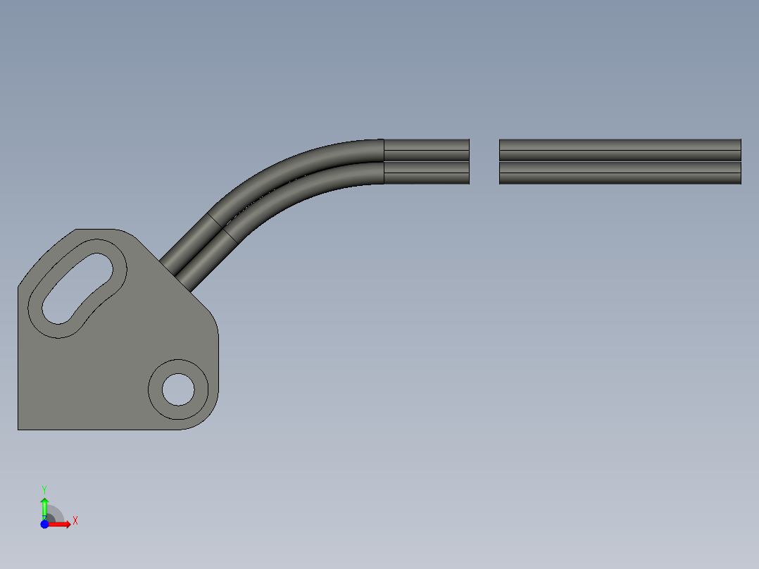 基恩士FU-A05D_kc图纸模型前视图