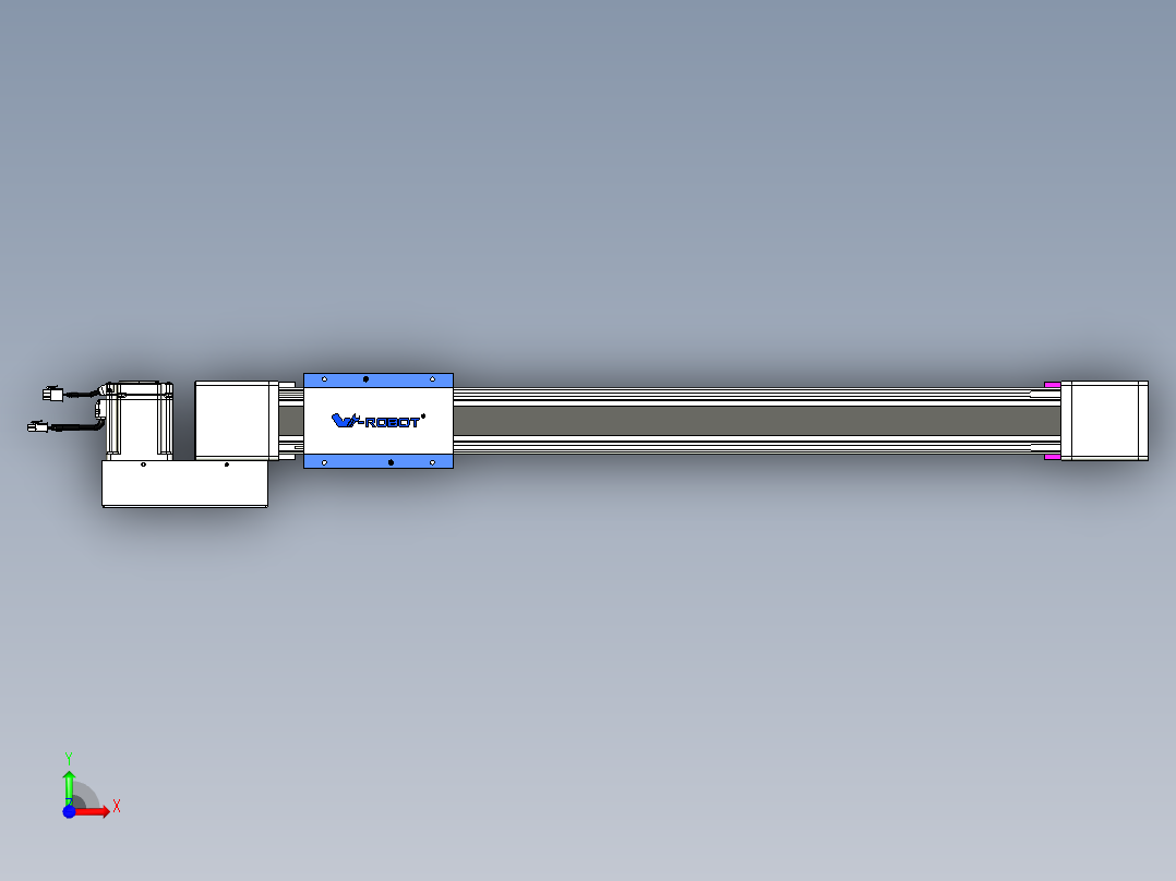 威洛博LB.GB同步带传动--欧规系列GB8-L96-S700-BL-P75前视图