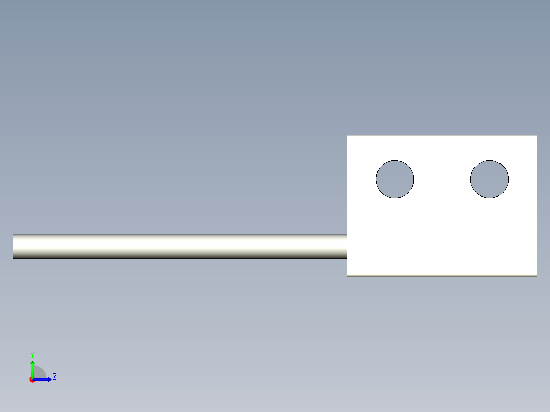 基恩士FU-L54Z_1_kc图纸模型左视图