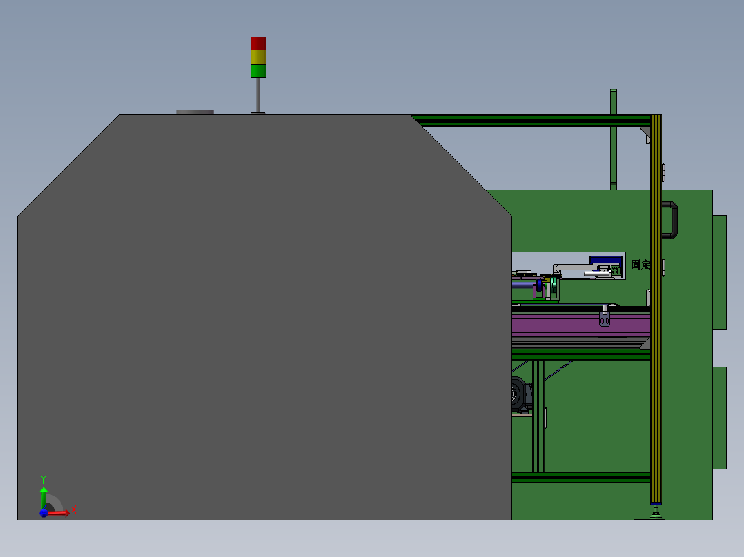 循环线体sw20可编辑前视图