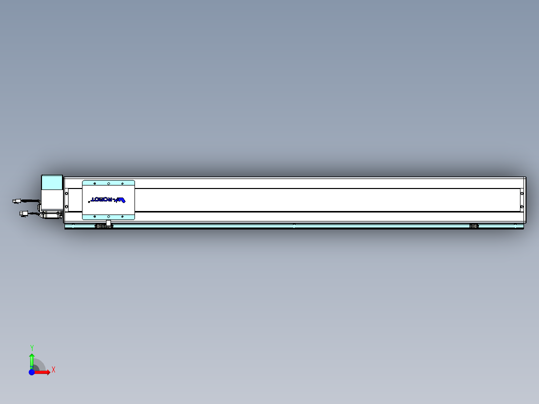 威洛博VBC同步带传动一无尘环境VBC14-L45-S1100-BRD-ZP40-C3前视图