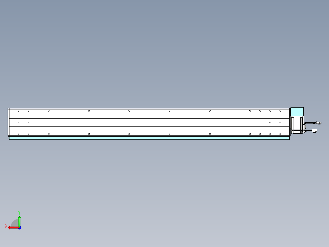 威洛博VBC同步带传动一无尘环境VBC14-L45-S1100-BRD-ZP40-C3后视图