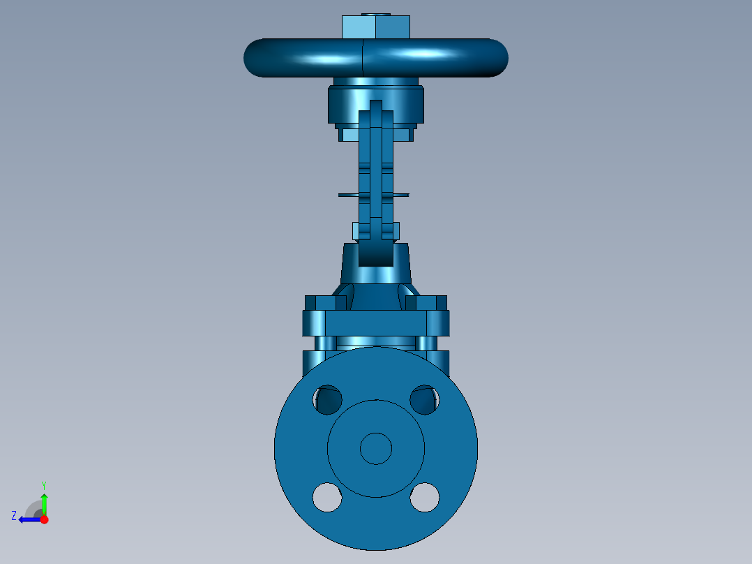 阀门模型-DN15______右视图