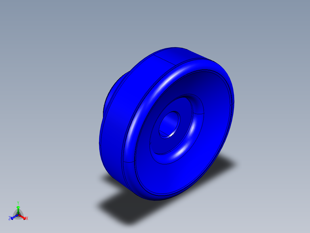 人體工學型把手(貫通孔)ELK.FP-3D多系列多零件图纸模型