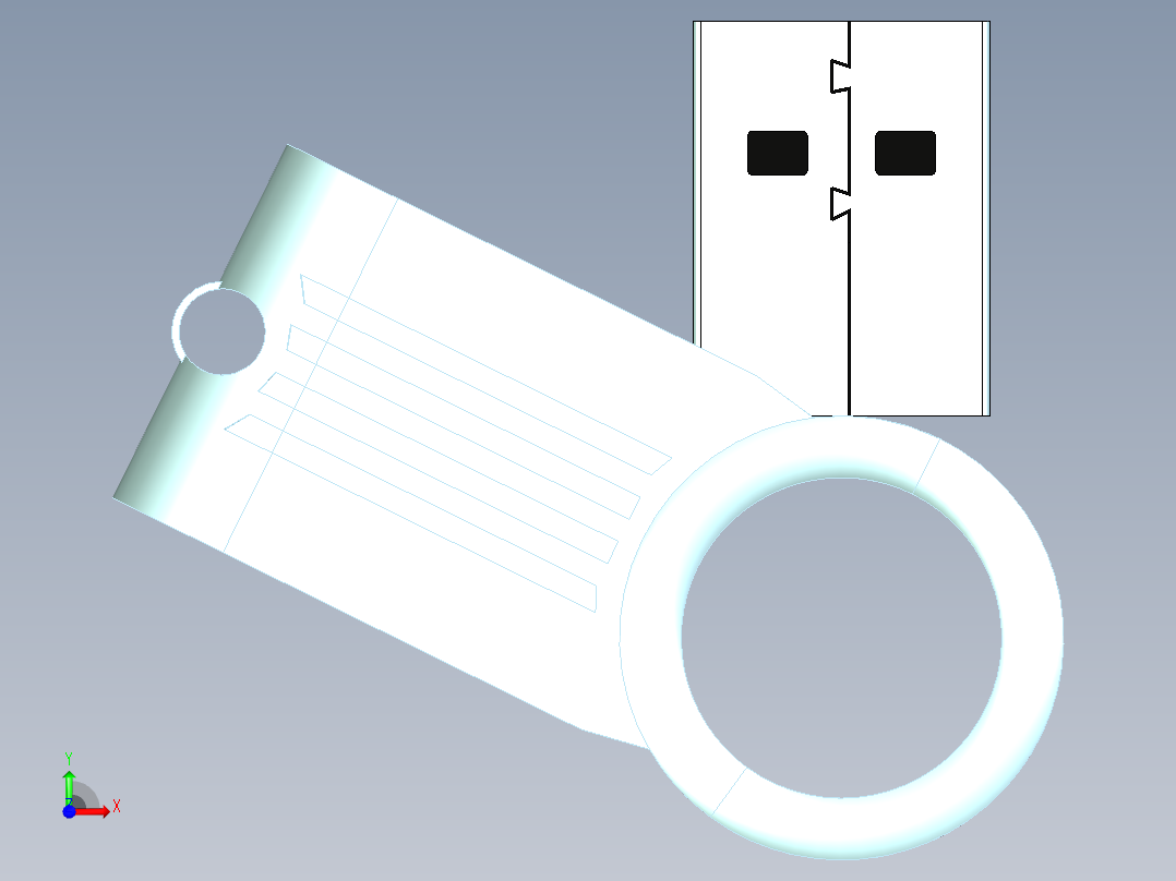 金士顿U盘前视图
