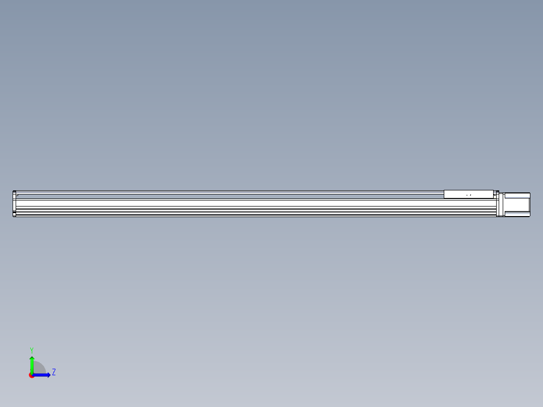 东锦丝杆传动-直线滑台模组DH270-C-L10-S2250-BC-T1000W-C3左视图