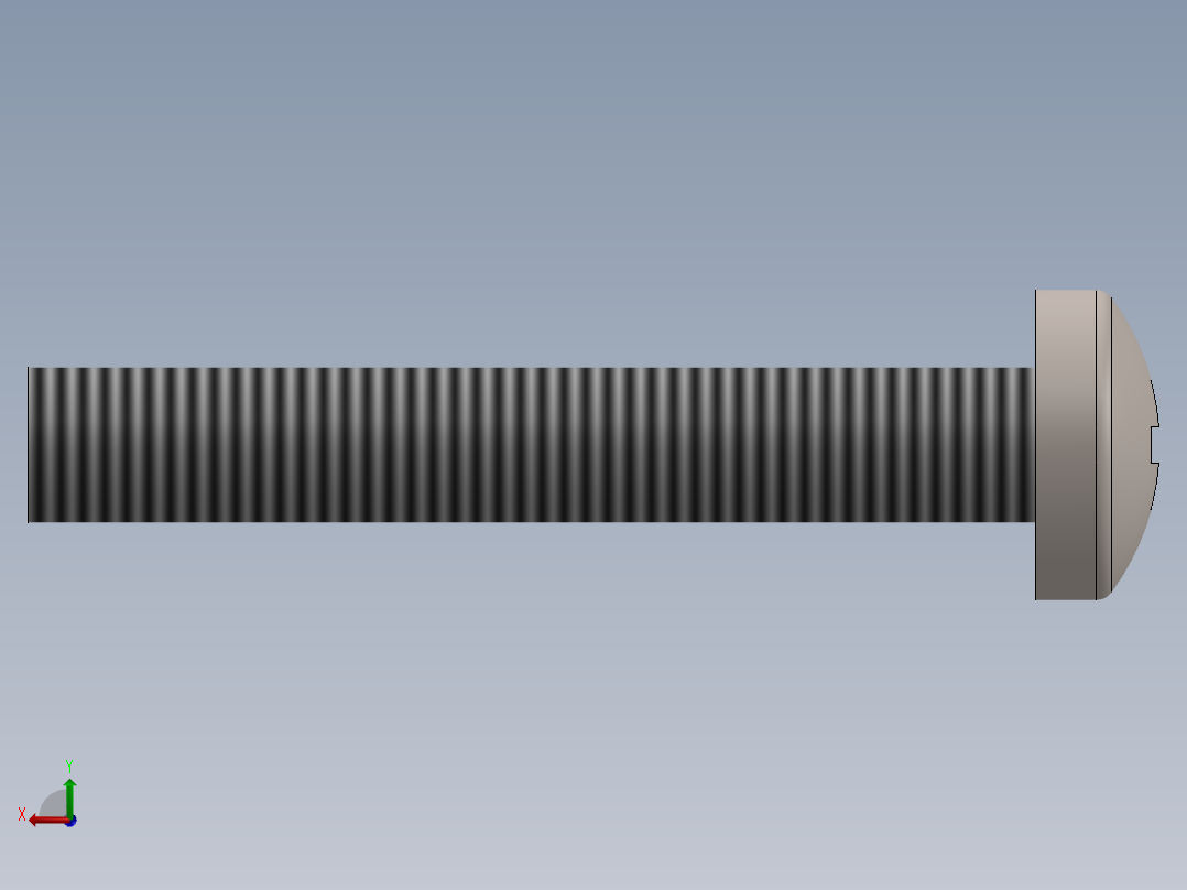 螺丝 M2 x 十字盘头-M2 x 13 Screw head.SLDPRT后视图