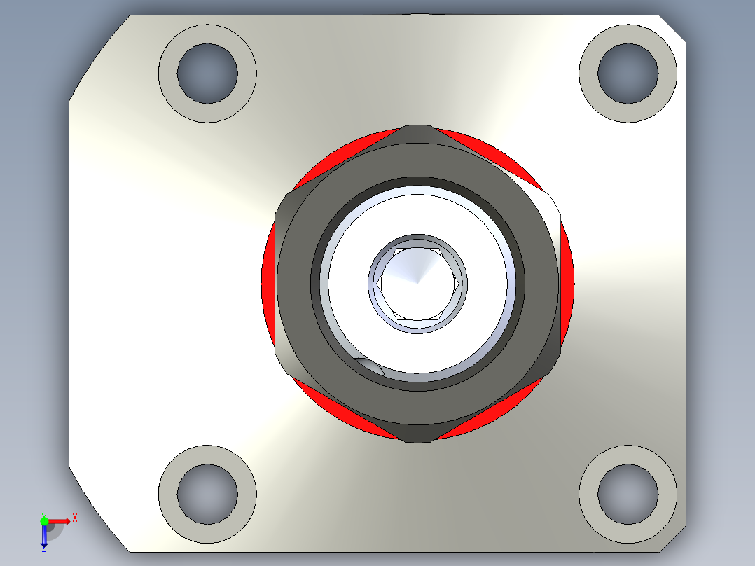 KOSMEKLHS0550-SR-Y60多系列多零件图纸模型俯视图