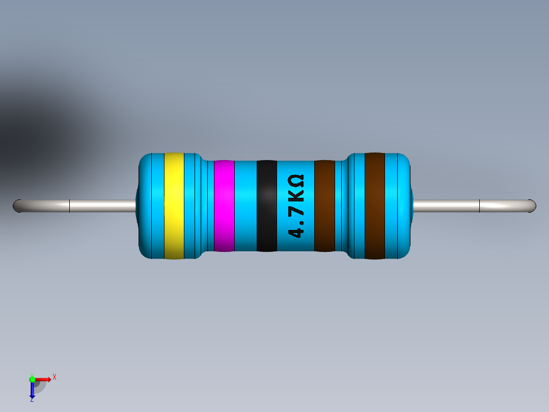 电容器 二极管 电阻器-Resistor 4.7K Ohm 1 Watt