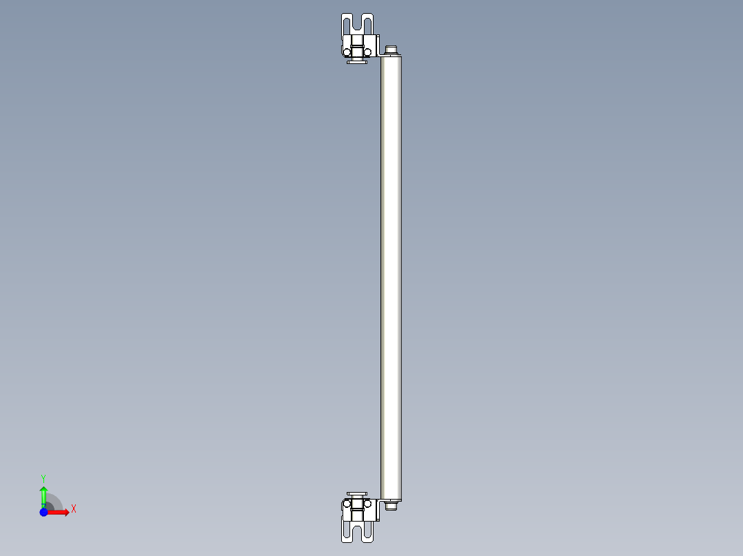 基恩士SL-JB39_back-mount_kc图纸模型前视图