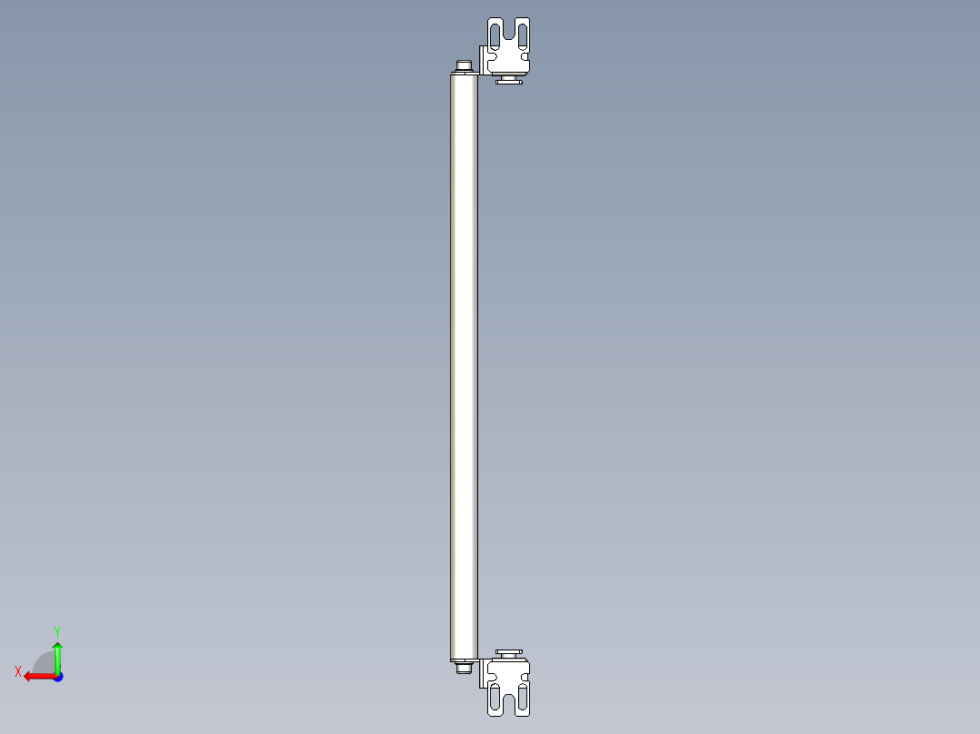 基恩士SL-JB39_back-mount_kc图纸模型后视图