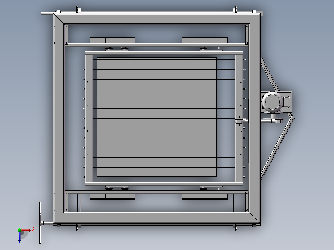 阻塞高气机俯视图