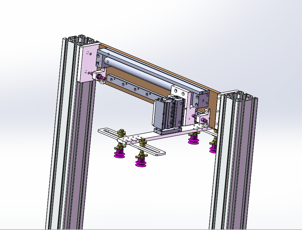 气动吸取搬运机器手sw18可编辑