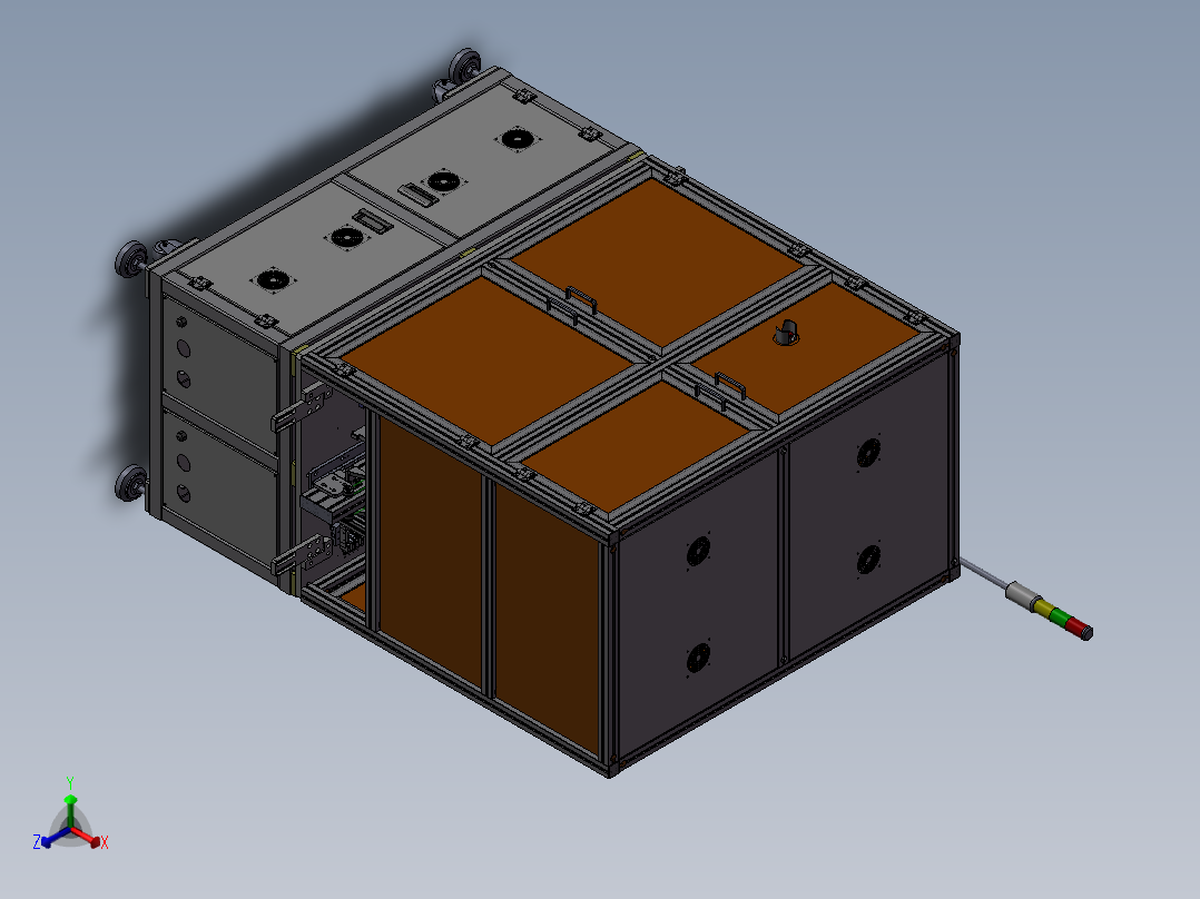 手机电池喷码设备sw12正等轴测图