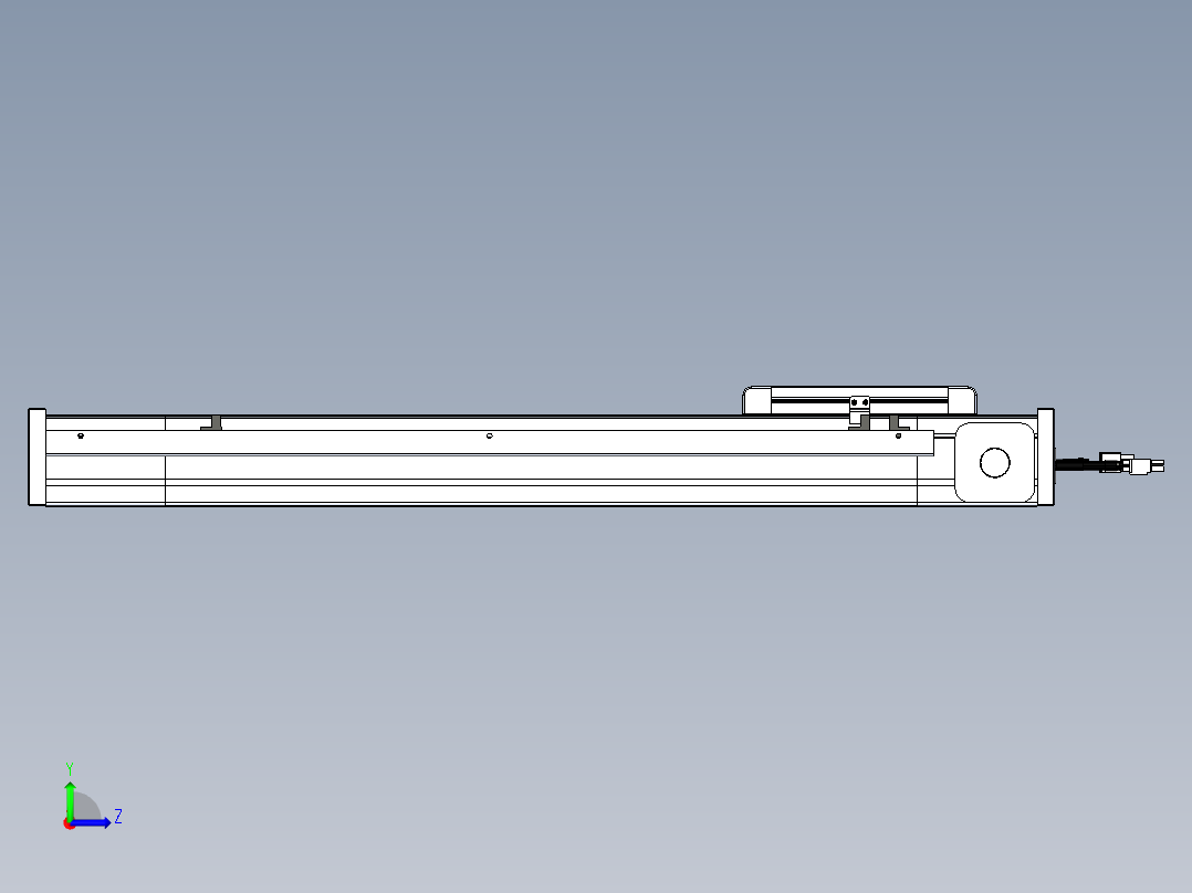 威洛博LB.GB同步带传动--欧规系列LB6A-L130-S450-BL左视图
