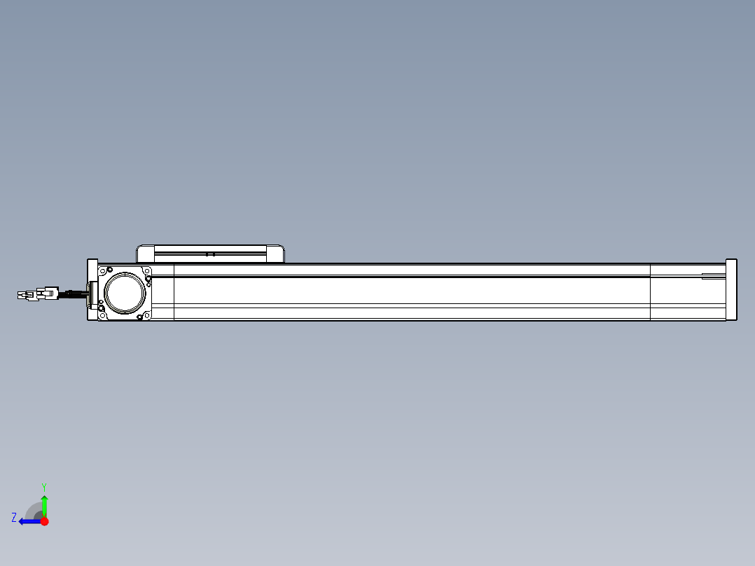 威洛博LB.GB同步带传动--欧规系列LB6A-L130-S450-BL右视图