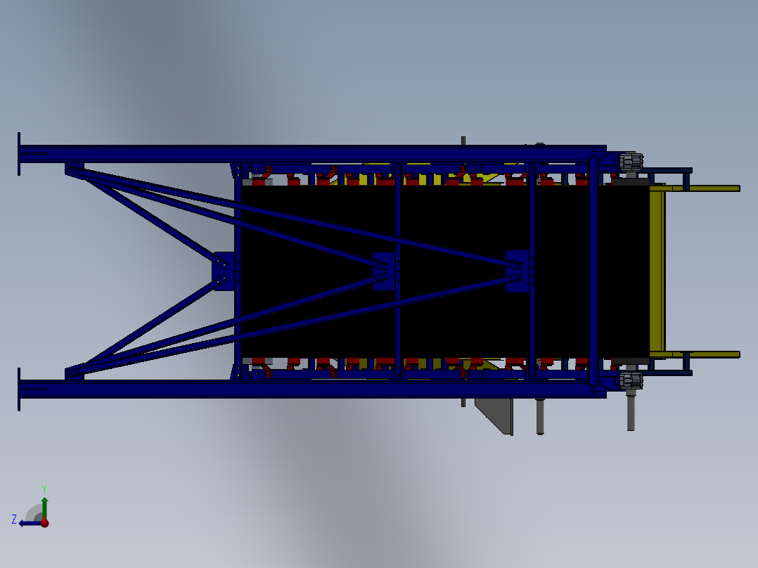 送料皮带右视图