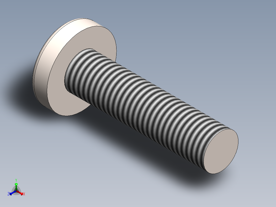 螺丝 M4 十字盘头-M4x16 Screw head.SLDPRT