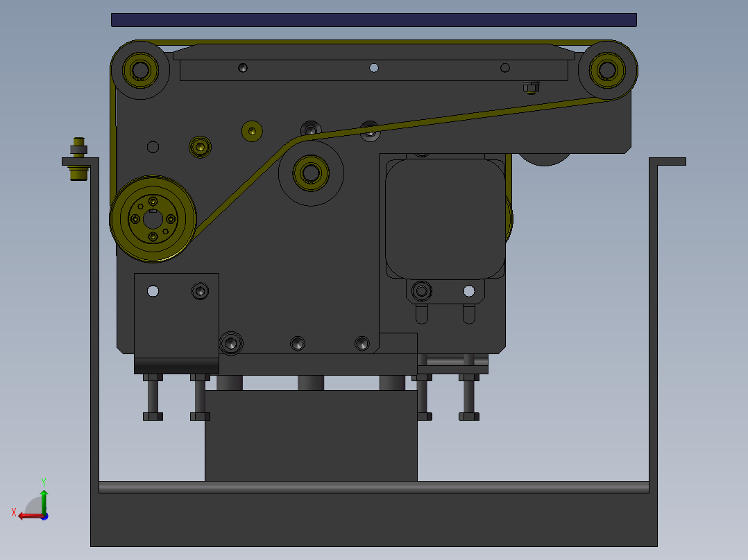 合流装置后视图
