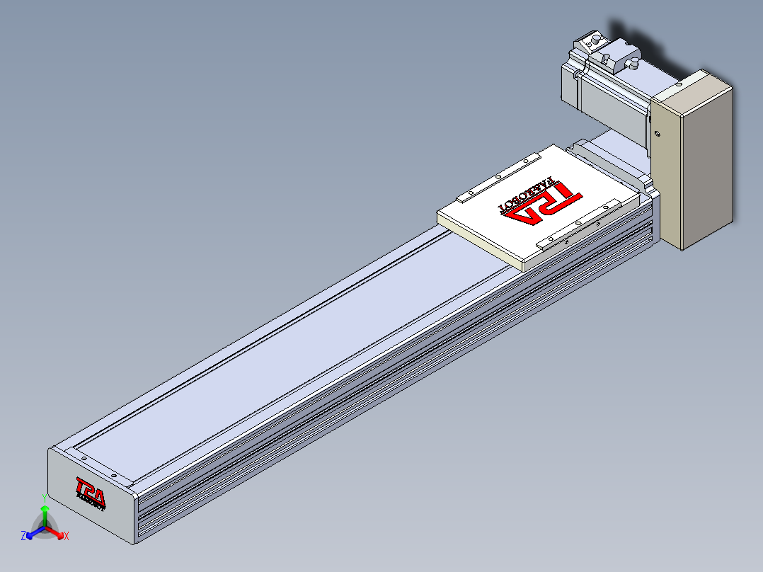 同步带全封闭直线模组TPA-HCB-110D-90-L450-LU-Y-P40-N3