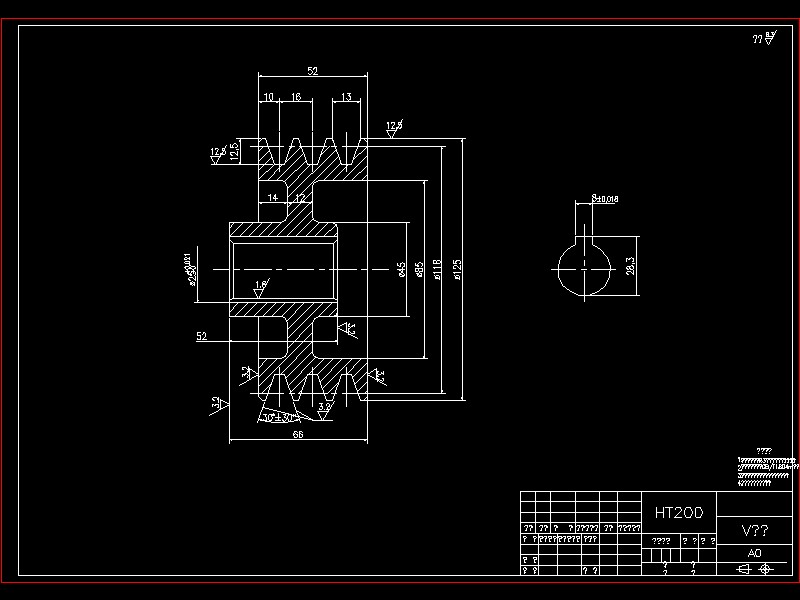 Q093-加工V带轮的专用机床主传动系统设计