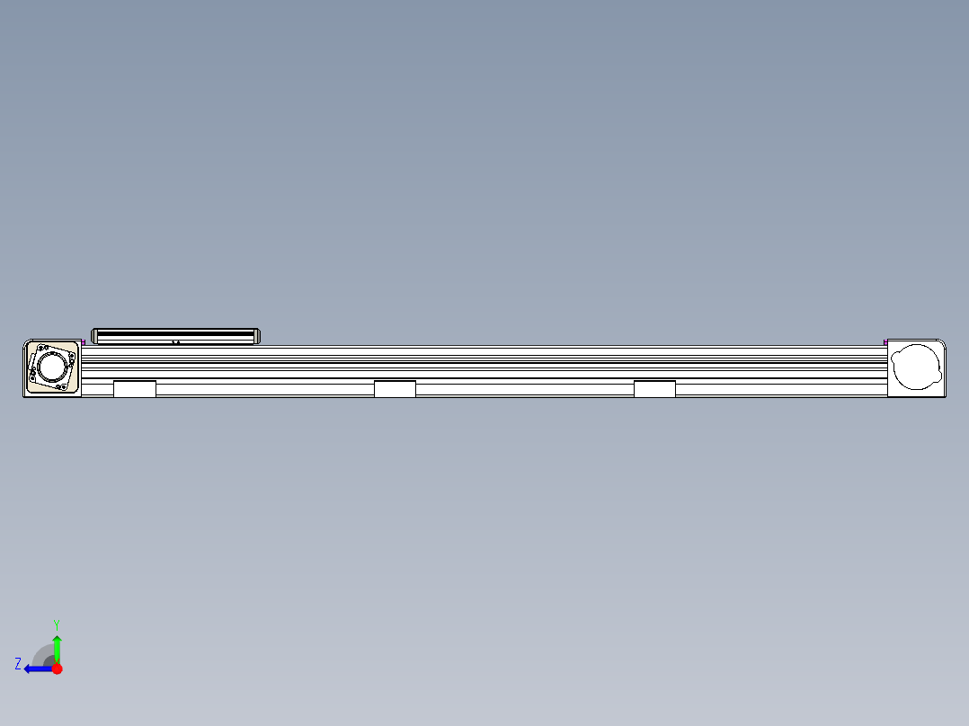 同步带滑台-欧规B8-L176-S950-L-ZP40-D3-N5右视图
