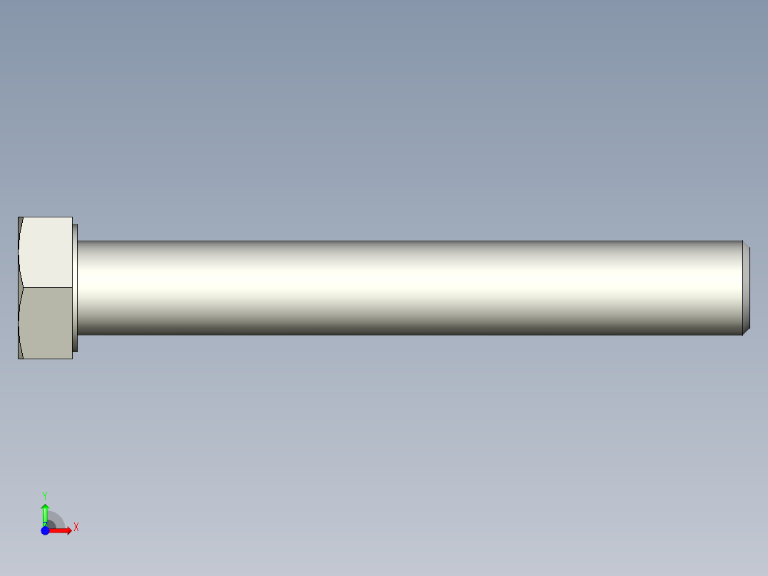 螺钉-DIN_931-M24x3x170_36.stp前视图