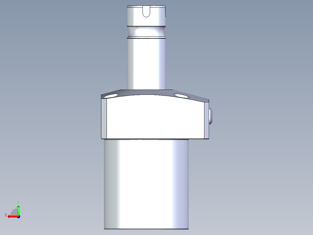 KOSMEKLHA0480-GR-F多系列多零件图纸模型后视图