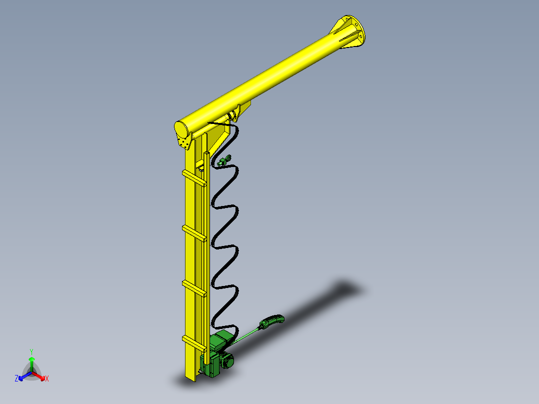 吊车正等轴测图